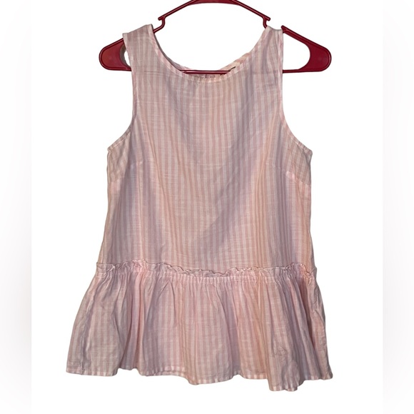 beachlunchlounge Tops - Beachlunchlounge pink & white striped top size XS